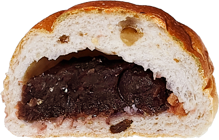 くるみとあんの断面